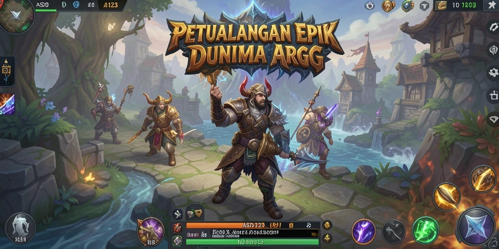 Tampilan gameplay ASD123 yang dinamis dan penuh aksi