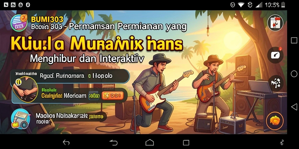 Tampilan screenshot gameplay BUMI303 yang seru dan interaktif.