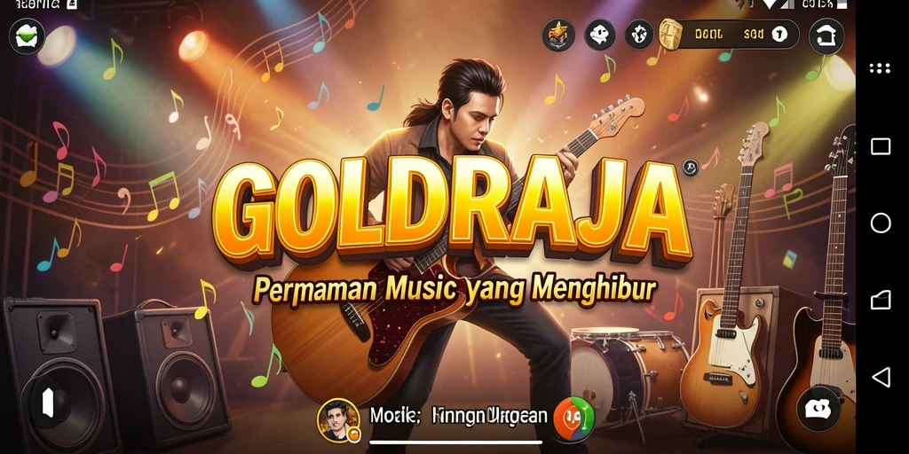 Tampilan gameplay <strong>GOLDRAJA</strong> yang menantang dan interaktif.