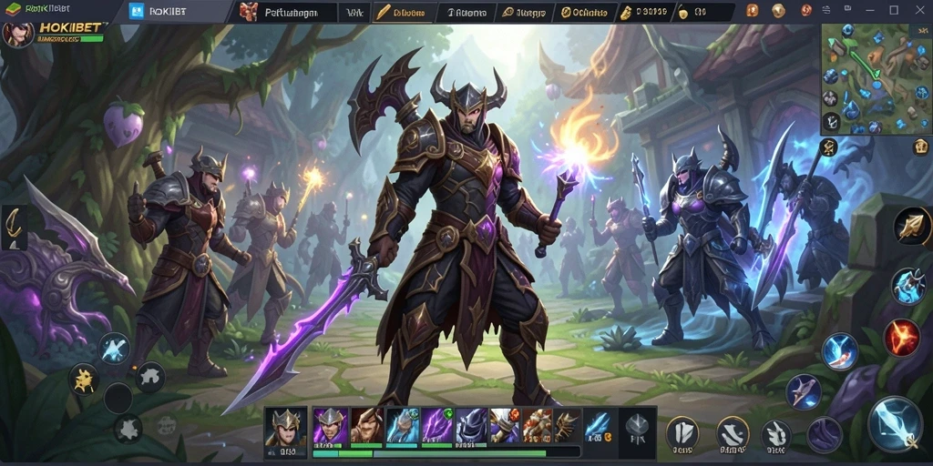Screenshot gameplay HOKIBET yang menunjukkan aksi seru dalam MMORPG.