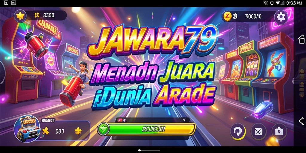 Screenshot gameplay JAWARA79 menampilkan aksi seru dalam game Arcade.