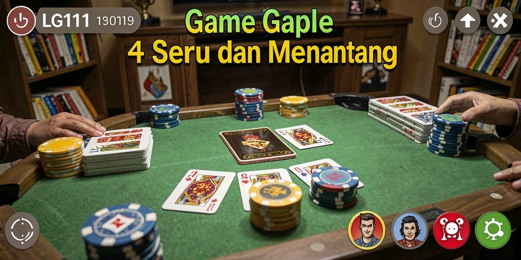 Tampilan permainan Gaple yang menarik di LG111.