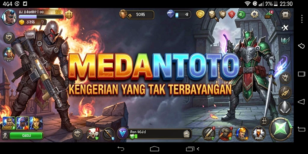 Tangkapan layar gameplay MEDANTOTO dengan suasana menyeramkan.