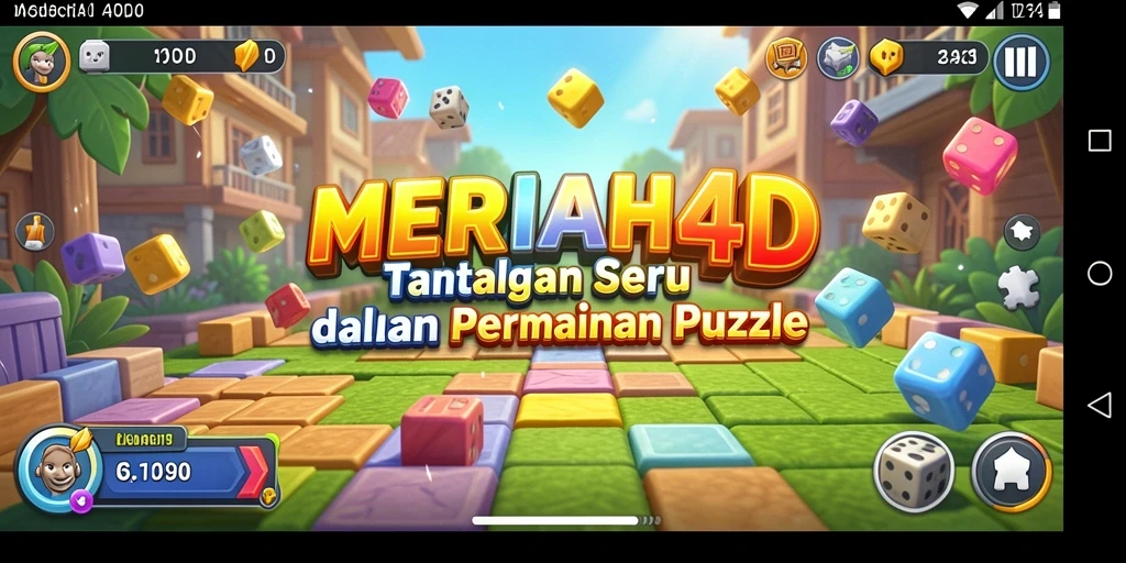 Screenshots MERIAH4D menampilkan gameplay puzzle yang seru dan menantang.