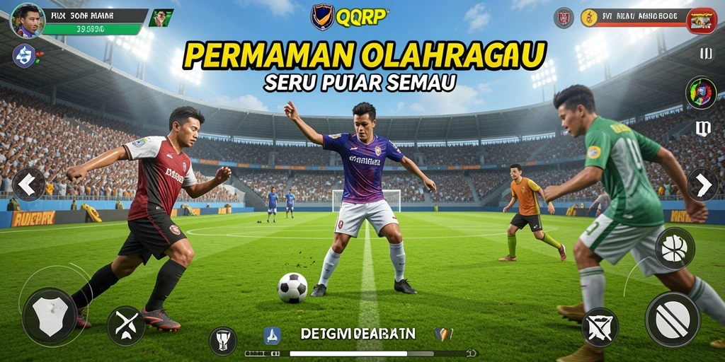 Tampilan gameplay QQRP yang menarik dan mendebarkan di dunia olahraga.