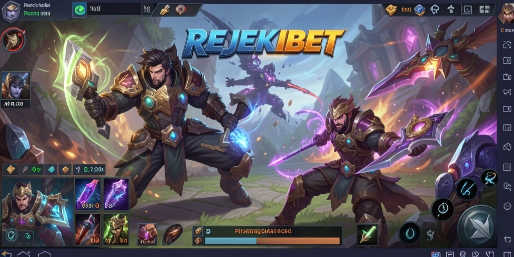 Tampilan mencolok dari gameplay REJEKIBET yang penuh aksi.