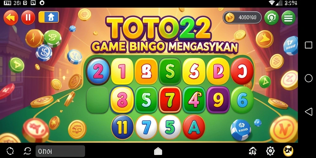 Screenshot gameplay TOTO22 menampilkan keseruan bermain Bingo.