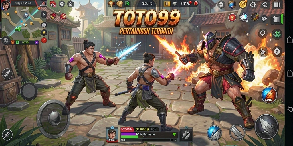 Tampilan gameplay Battle Royale yang mendebarkan di TOTO99.