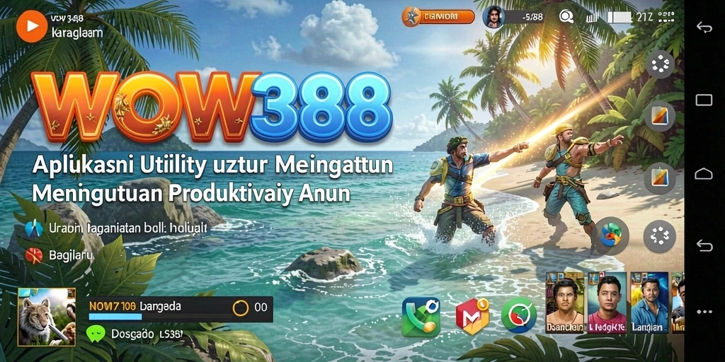 Tampilan antarmuka WOW388 yang bersih dan fungsional untuk meningkatkan produktivitas.